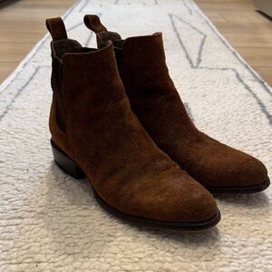 Tecovas Chance - Rust Brown Suede - Men’s Chelsea Boots